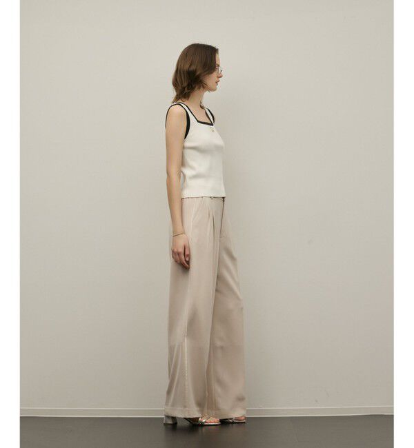 GRACE CONTINENTAL「バイカラーリブニットノースリーブ」|その他|