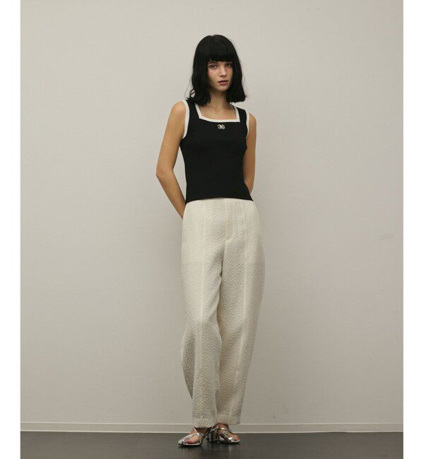 GRACE CONTINENTAL「バイカラーリブニットノースリーブ」|その他|