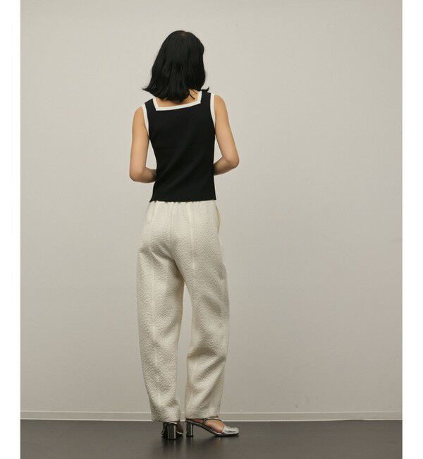 GRACE CONTINENTAL「バイカラーリブニットノースリーブ」|その他|