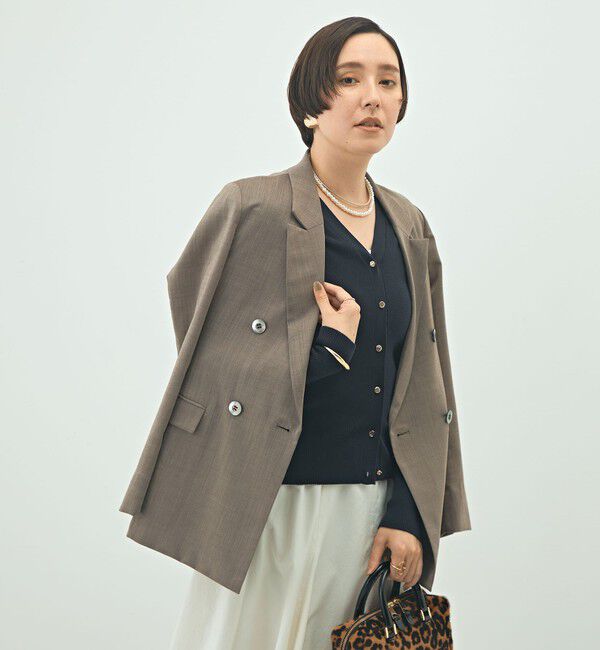 NOLLEY'S「ウォッシャブルダブルジャケット」|テーラードジャケット|