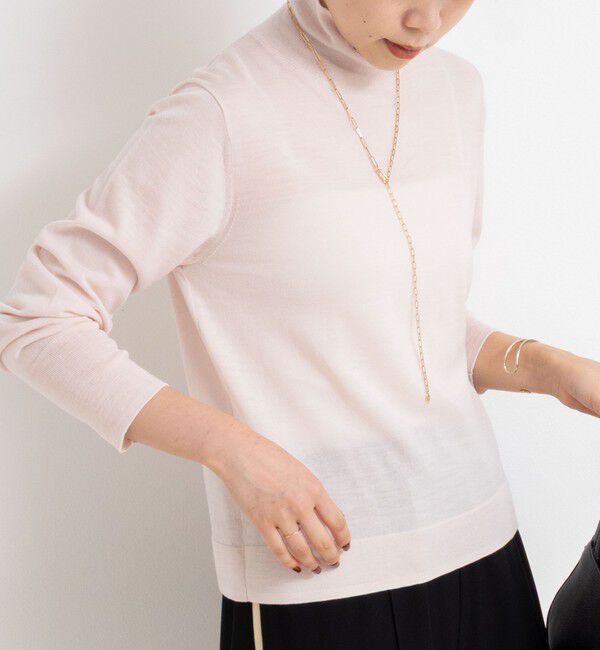 NOLLEY'S sophi「《手洗い可能》18Gウール100%ハイネックプルオーバー」|ニット・セーター|