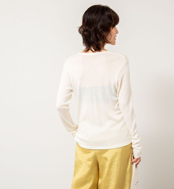 NOLLEY'S「MY STANDARD ウォッシャブルリブカーディガン」|カーディガン|