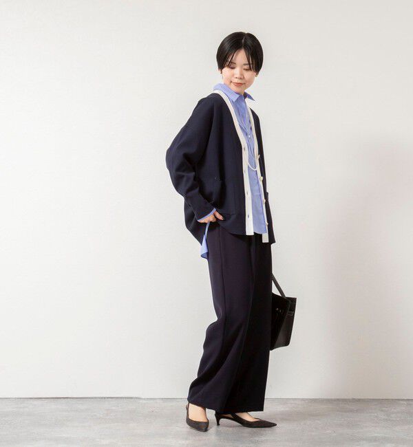 NOLLEY'S sophi「【一部WEB限定カラー】《手洗い可能》スムース編みVネックカーディガン」|カーディガン|