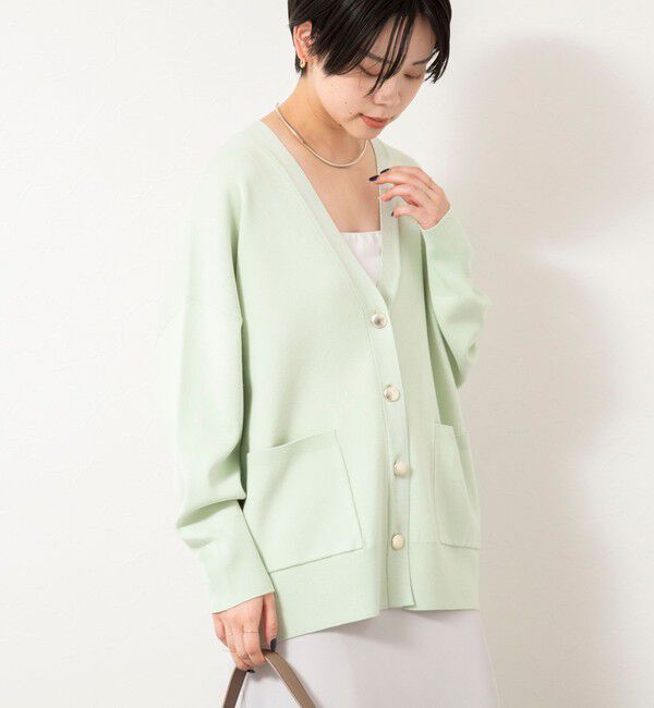 NOLLEY'S sophi「【一部WEB限定カラー】《手洗い可能》スムース編みVネックカーディガン」|カーディガン|