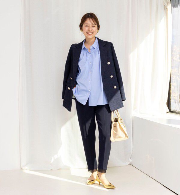 NOLLEY'S「《セットアップ対応》ウォッシャブルダブルクロススリムパンツ」|その他|