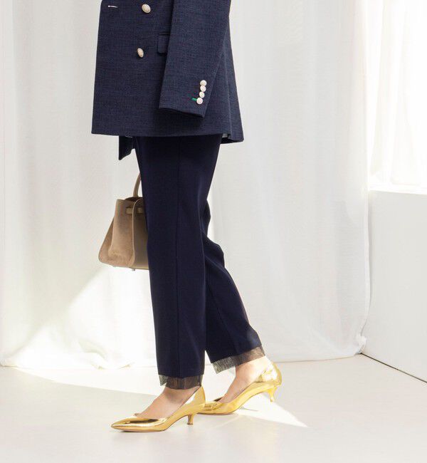 NOLLEY'S「《セットアップ対応》ウォッシャブルダブルクロススリムパンツ」|その他|