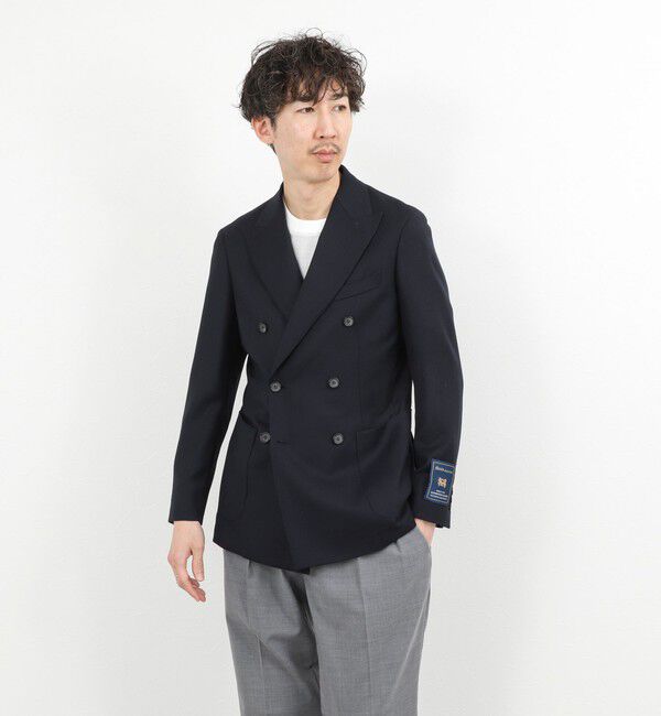 NOLLEY'S goodman「《ビジカジ対応》MARTIN ホップサックダブルJK 26SS」|テーラードジャケット|