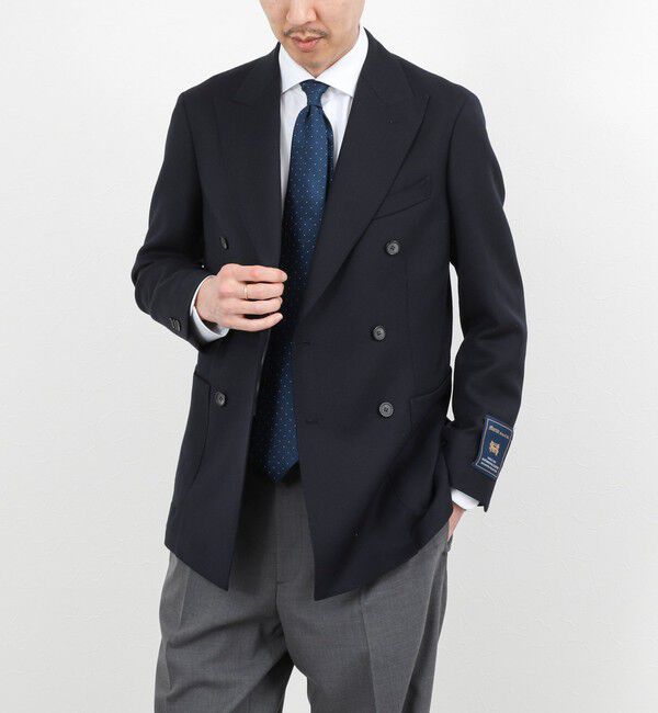 NOLLEY'S goodman「《ビジカジ対応》MARTIN ホップサックダブルJK 26SS」|テーラードジャケット|