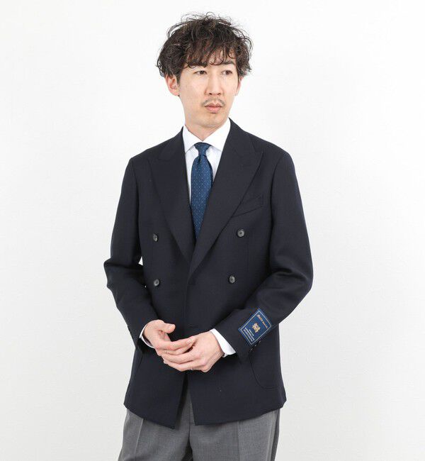NOLLEY'S goodman「《ビジカジ対応》MARTIN ホップサックダブルJK 26SS」|テーラードジャケット|
