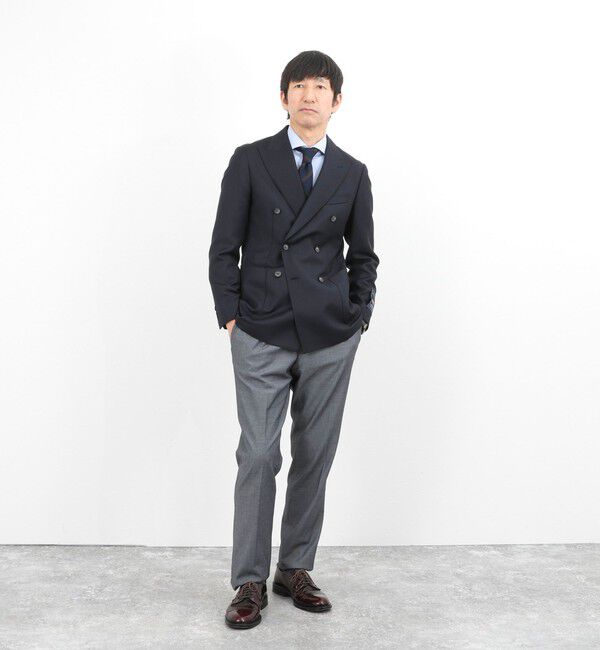 NOLLEY'S goodman「《ビジカジ対応》MARTIN ホップサックダブルJK 26SS」|テーラードジャケット|