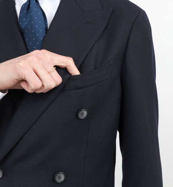 NOLLEY'S goodman「《ビジカジ対応》MARTIN ホップサックダブルJK 26SS」|テーラードジャケット|