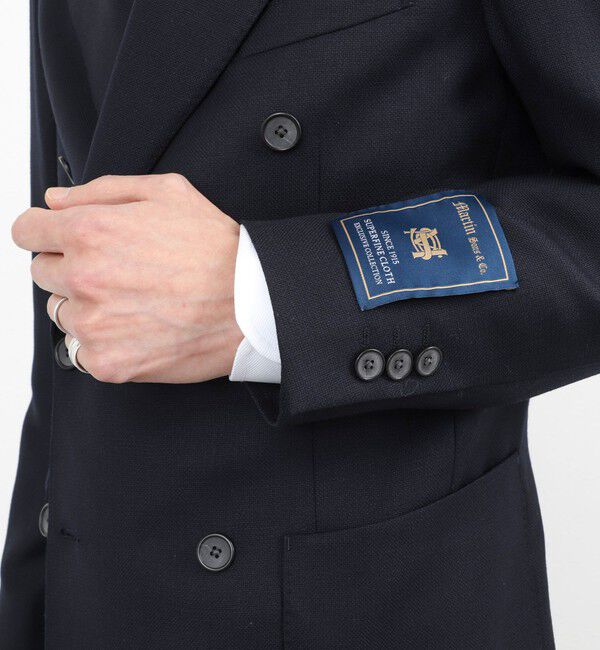 NOLLEY'S goodman「《ビジカジ対応》MARTIN ホップサックダブルJK 26SS」|テーラードジャケット|