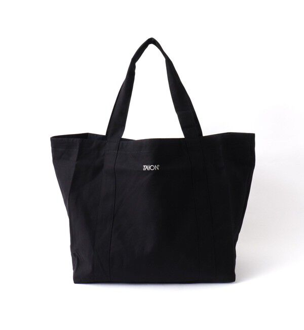 NOLLEY'S goodman「【TAION / タイオン】NON DOWN R/S CANVAS TOTE BAG L TAION-RCVTTBG01-L」|トートバッグ|