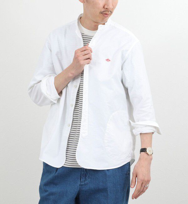 NOLLEY'S goodman「【DANTON/ダントン】DT-B0280SOX BAND COLLAR SHIRT LS 26SS」|シャツ・ブラウス|