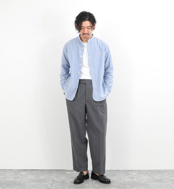 NOLLEY'S goodman「【DANTON/ダントン】DT-B0280SOX BAND COLLAR SHIRT LS 26SS」|シャツ・ブラウス|