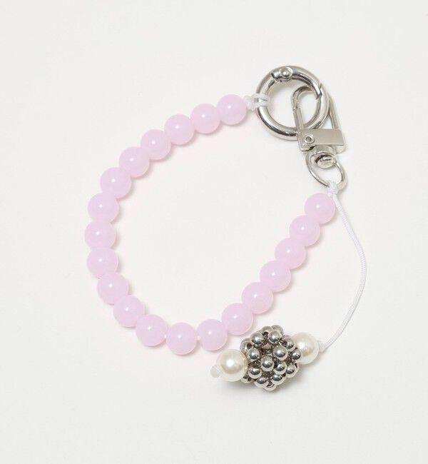 MAQWEL「【MAQWEL/マクウェル】ビーズチャーム」|チャーム・キーホルダー|ピンク