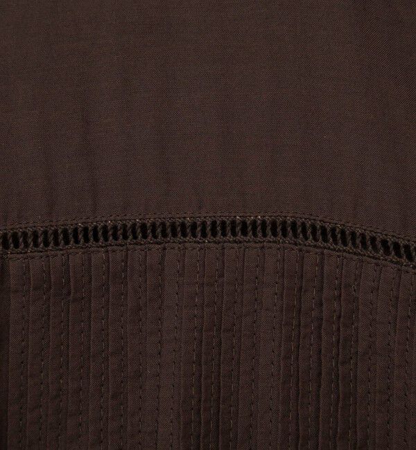 NOLLEY'S「ウォッシャブル前ボタンタックギャザーワンピース」|ワンピース|