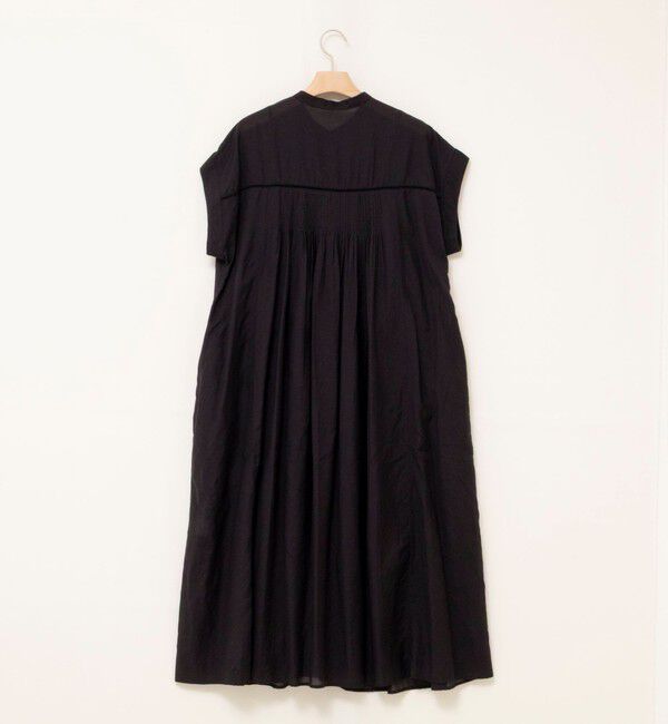 NOLLEY'S「ウォッシャブル前ボタンタックギャザーワンピース」|ワンピース|