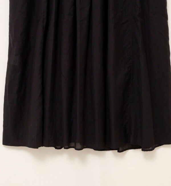 NOLLEY'S「ウォッシャブル前ボタンタックギャザーワンピース」|ワンピース|