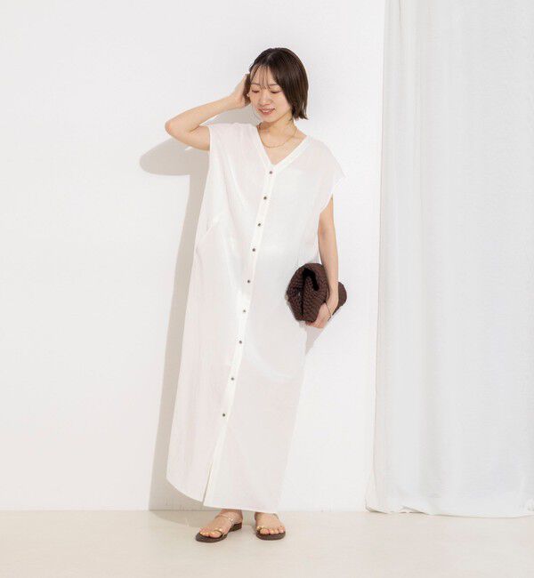 NOLLEY'S「ウォッシャブルセルロースリネン2WAYワンピース」|ワンピース|