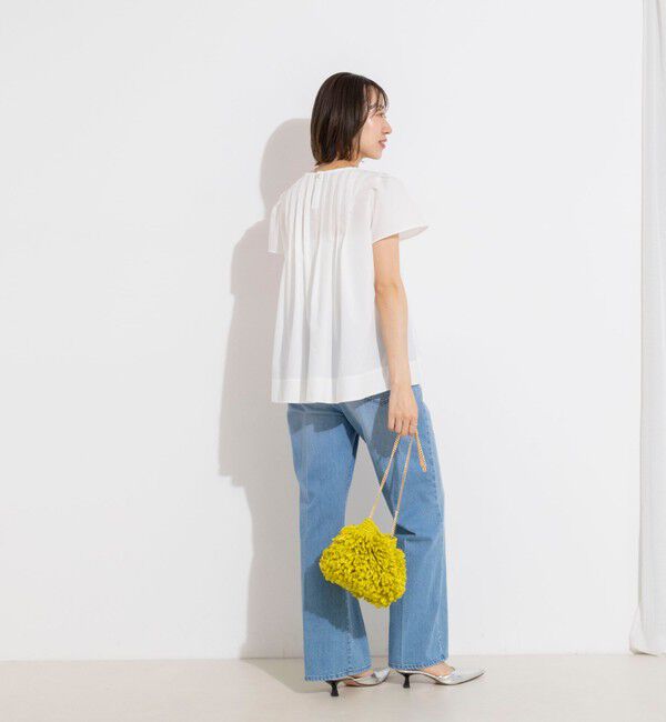 NOLLEY'S「《セットアップ対応》ウォッシャブルアクティブストレッチタックブラウス」|シャツ・ブラウス|