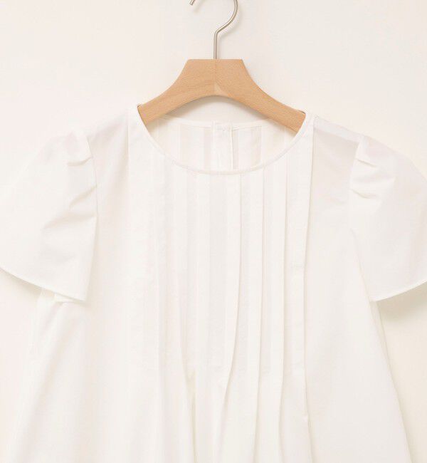 NOLLEY'S「《セットアップ対応》ウォッシャブルアクティブストレッチタックブラウス」|シャツ・ブラウス|