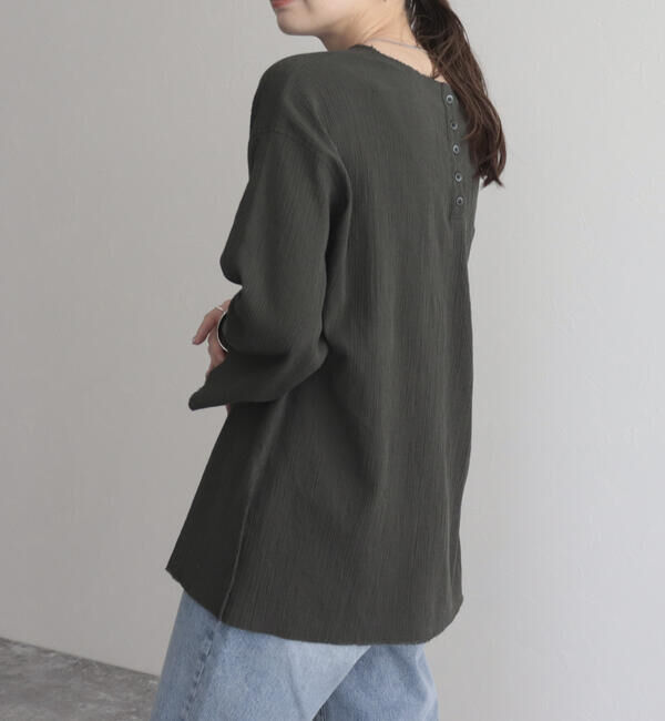 fredy emue「【fredy emue】リネン混Tシャツブラウス」|シャツ・ブラウス|