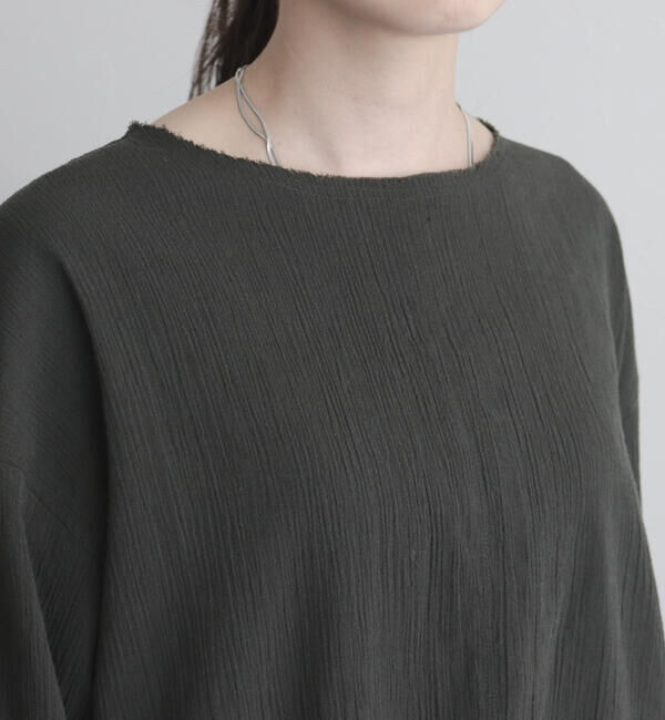 fredy emue「【fredy emue】リネン混Tシャツブラウス」|シャツ・ブラウス|