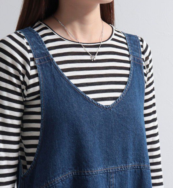 fredy emue「デニムジャンスカ」|ワンピース|