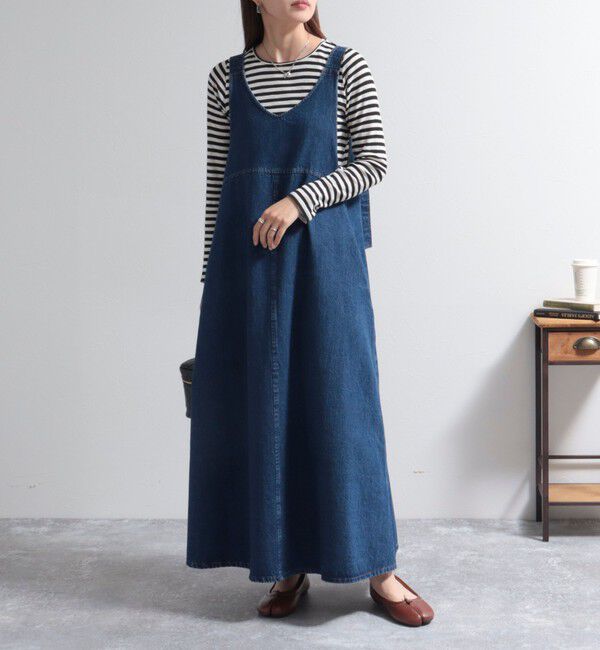 fredy emue「デニムジャンスカ」|ワンピース|