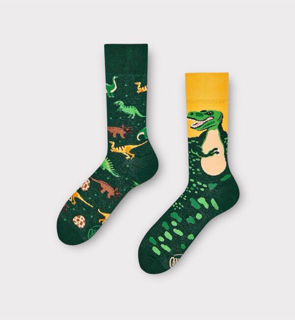 GLOSTER「【MANY MORNINGS/メニーモーニングス】-Animals- アニマルソックス」|ソックス|グリーン系その他