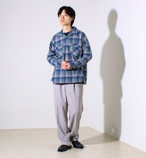 GLOSTER「【PENDLETON】Open Collar Shirt オープンカラーシャツ」|シャツ・ブラウス|