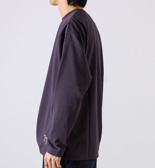 GLOSTER「【MARUDE COTTON】ロープ刺繍Ｔ ロングスリーブ」|Tシャツ・カットソー|