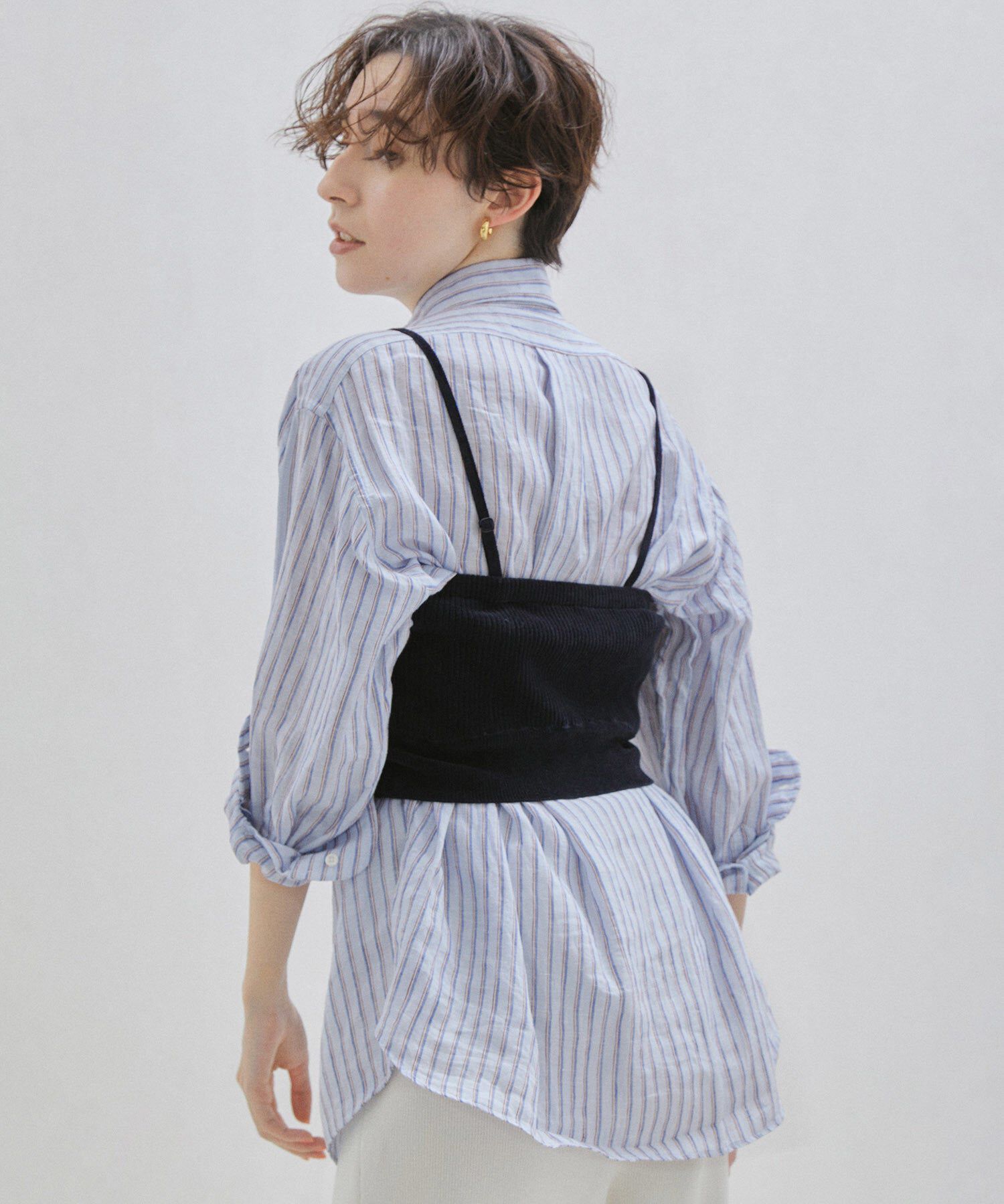 SALON adam et rope'「【オーガニックコットン】パッド付きチューブトップ-CreamyCotton /クリーミーコットン-」|チューブトップ|