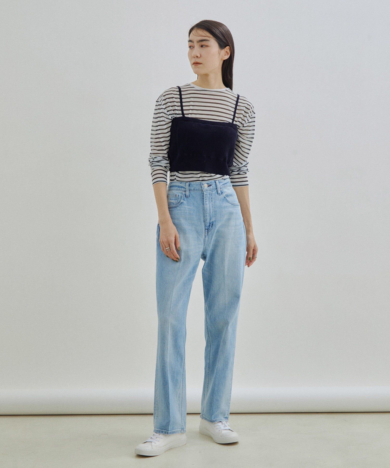 SALON adam et rope'「【オーガニックコットン】パッド付きチューブトップ-CreamyCotton /クリーミーコットン-」|チューブトップ|