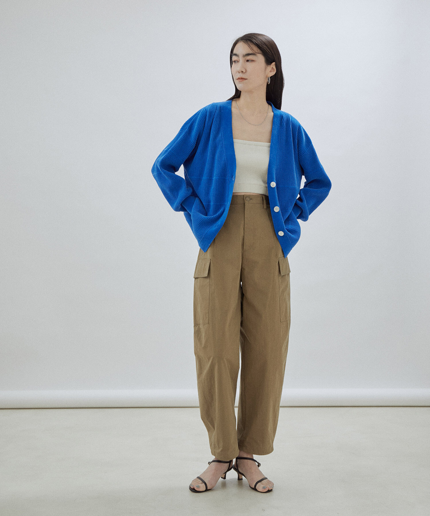 SALON adam et rope'「【オーガニックコットン】パッド付きチューブトップ-CreamyCotton /クリーミーコットン-」|チューブトップ|