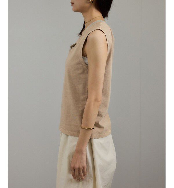 SALON adam et rope'「ビンテージライクオーバーダイプランジネックプルーバー」|タンクトップ|