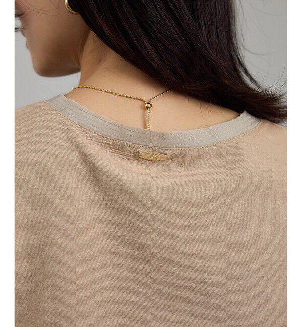 SALON adam et rope'「ビンテージライクオーバーダイプランジネックプルーバー」|タンクトップ|