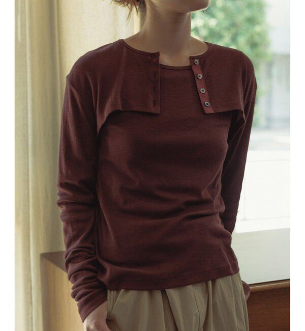 SALON adam et rope'「nu=layerショート丈カーディガンボレロ / UVケア」|カーディガン|