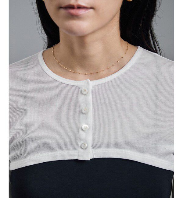 SALON adam et rope'「nu=layerショート丈カーディガンボレロ / UVケア」|カーディガン|