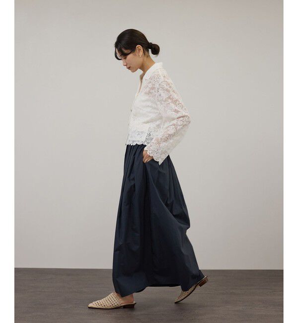 SALON adam et rope'「コーティングギャザータックスカート / セットアップ対応」|スカート|