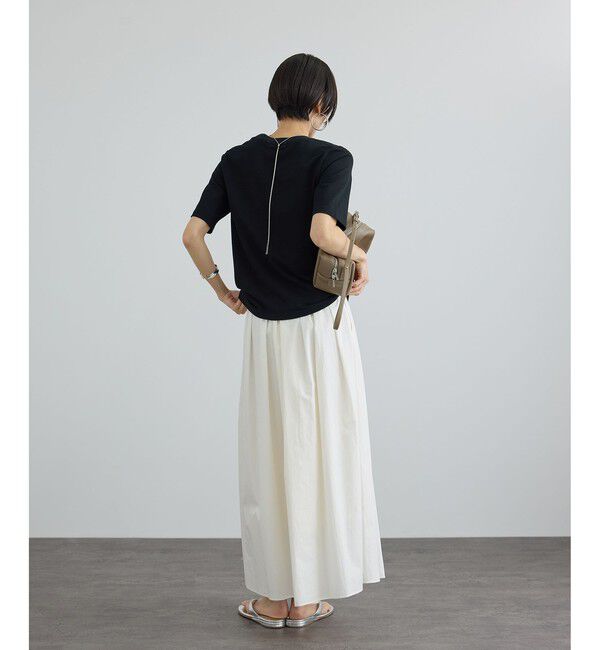 SALON adam et rope'「コーティングギャザータックスカート / セットアップ対応」|スカート|