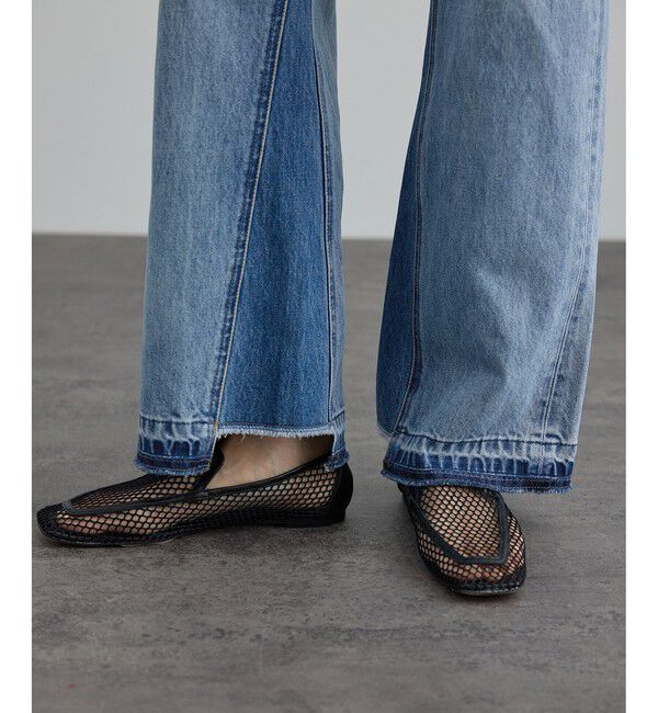 SALON adam et rope'「COTTON USAセミフレアデニム 4」|デニム|