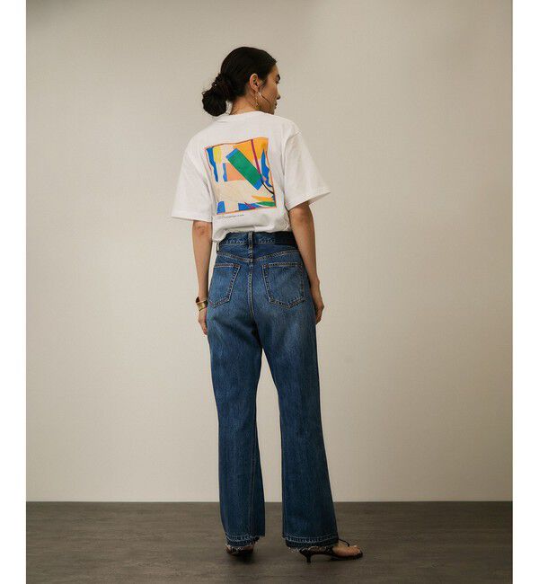 SALON adam et rope'「COTTON USAセミフレアデニム 4」|デニム|