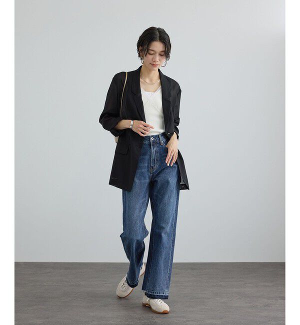 SALON adam et rope'「COTTON USAセミフレアデニム 4」|デニム|