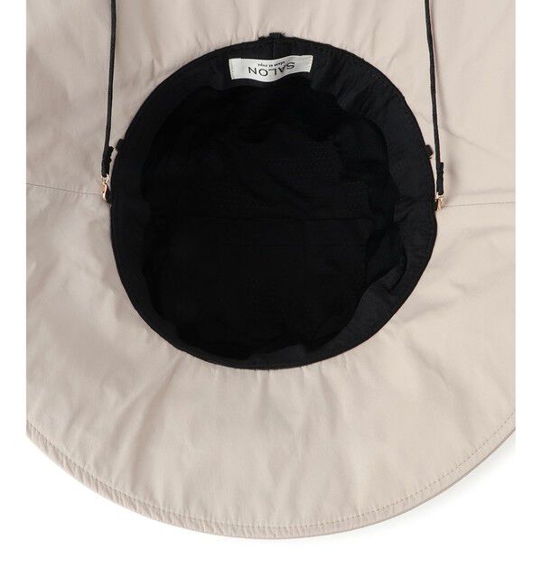 SALON adam et rope'「2WAYレイヤーハット / 撥水・UVケア・取り外し可」|ハット|