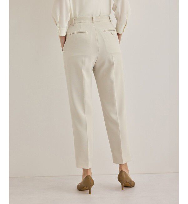 ROPE「トリアセダブルクロステーパードパンツ【セレモニー/通勤対応】」|チノ|