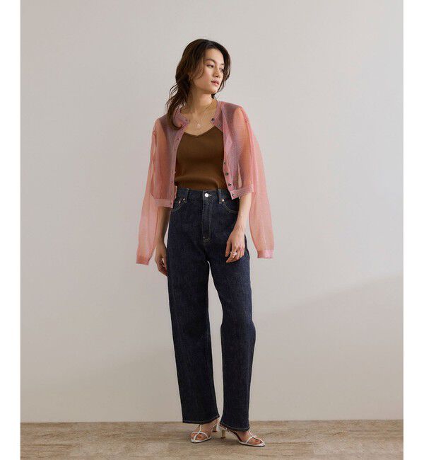 ROPE「ストレッチデニムストレートパンツ」|デニム|