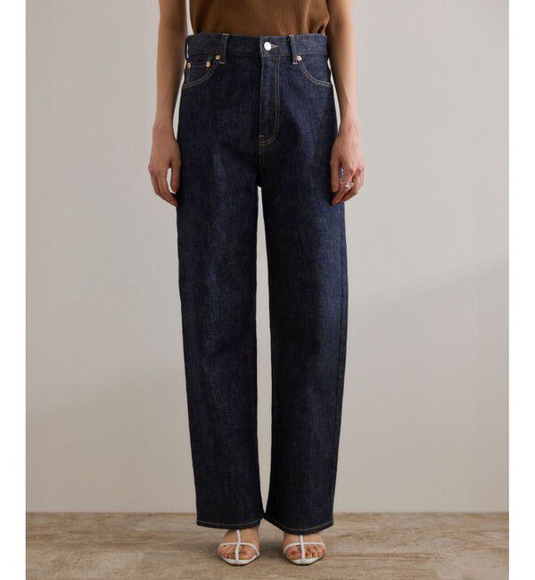 ROPE「ストレッチデニムストレートパンツ」|デニム|