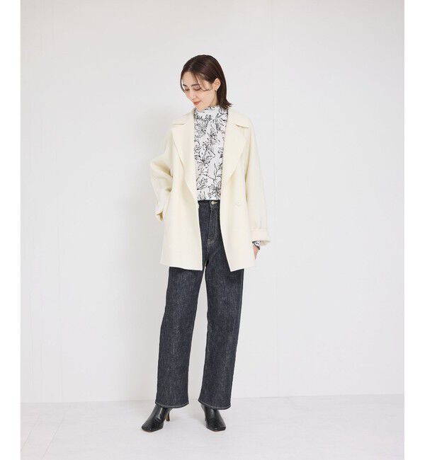 ROPE「ストレッチデニムストレートパンツ」|デニム|